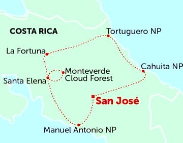 Costa Rica: Vulcões e Selva Tropical, do Pacífico ao Mar das Caraíbas
