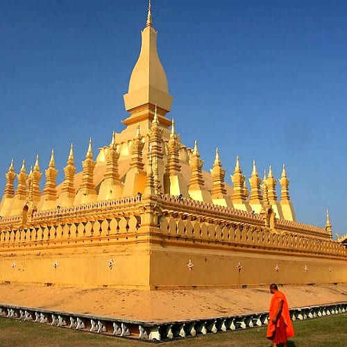 Pha That Luang, Vientiane, Laos