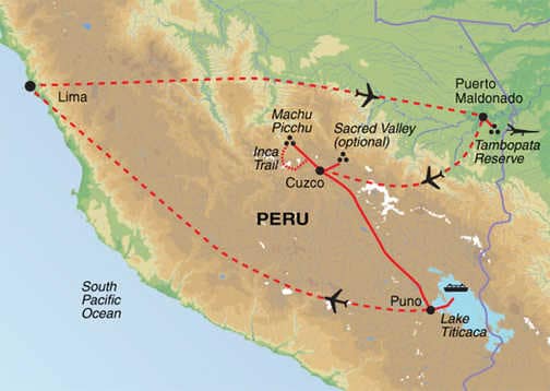 Peru: Do Lago Titicaca a Machu Picchu e à Amazónia