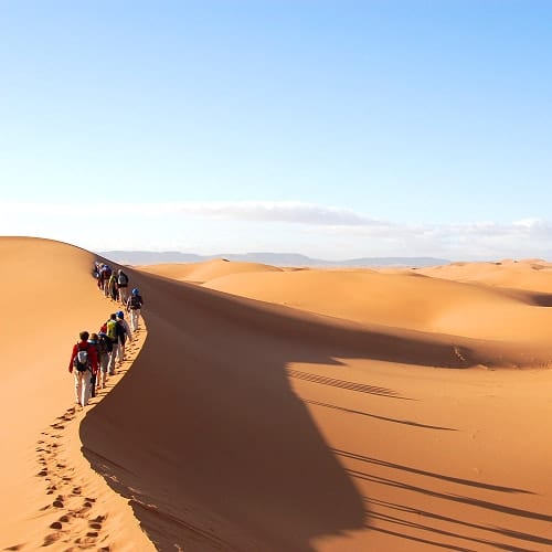 Marrocos, Caravana de Camelos