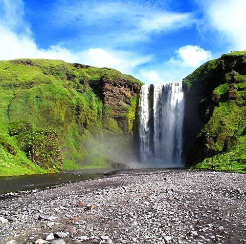 Islândia, Travessia das Terras Altas, Skogafoss