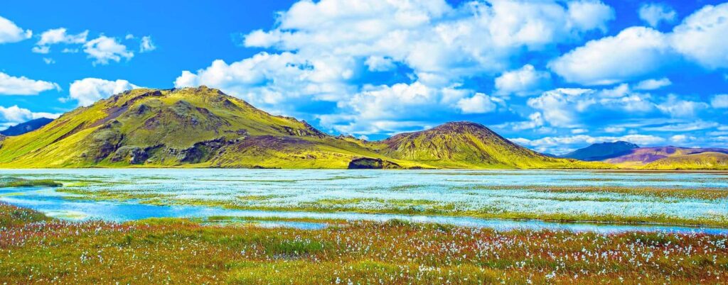 Paisagem e viagem na Islândia